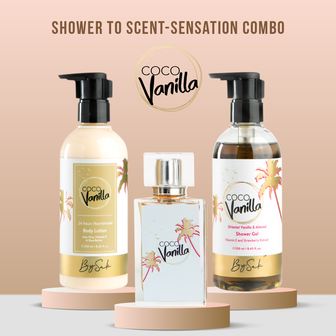 Shower To Scent-Sation Combo - Buy 1 Get 2 Free - Coco Vanilla