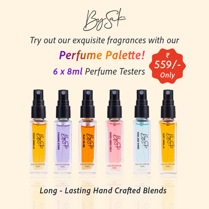 Bysak Perfume Palette - Set of 6 Testers - 8ml