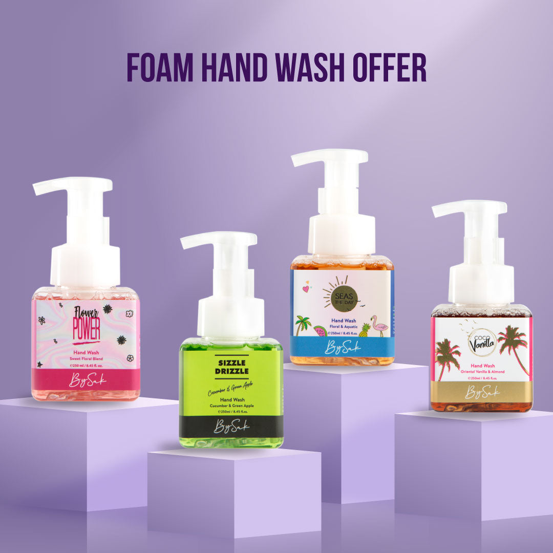 Luxury Foam Hand Washes - Festive Sale - Set of 4