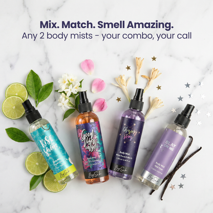 Body Mist Duo - Any 2 BySak Body Mists | Mix & Match Scents