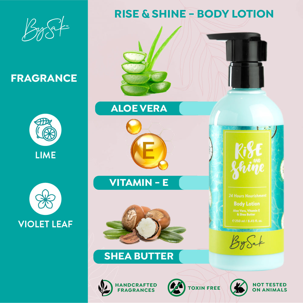 Bath Essentials Combo - Rise And Shine - Buy 1 Get 2 Free