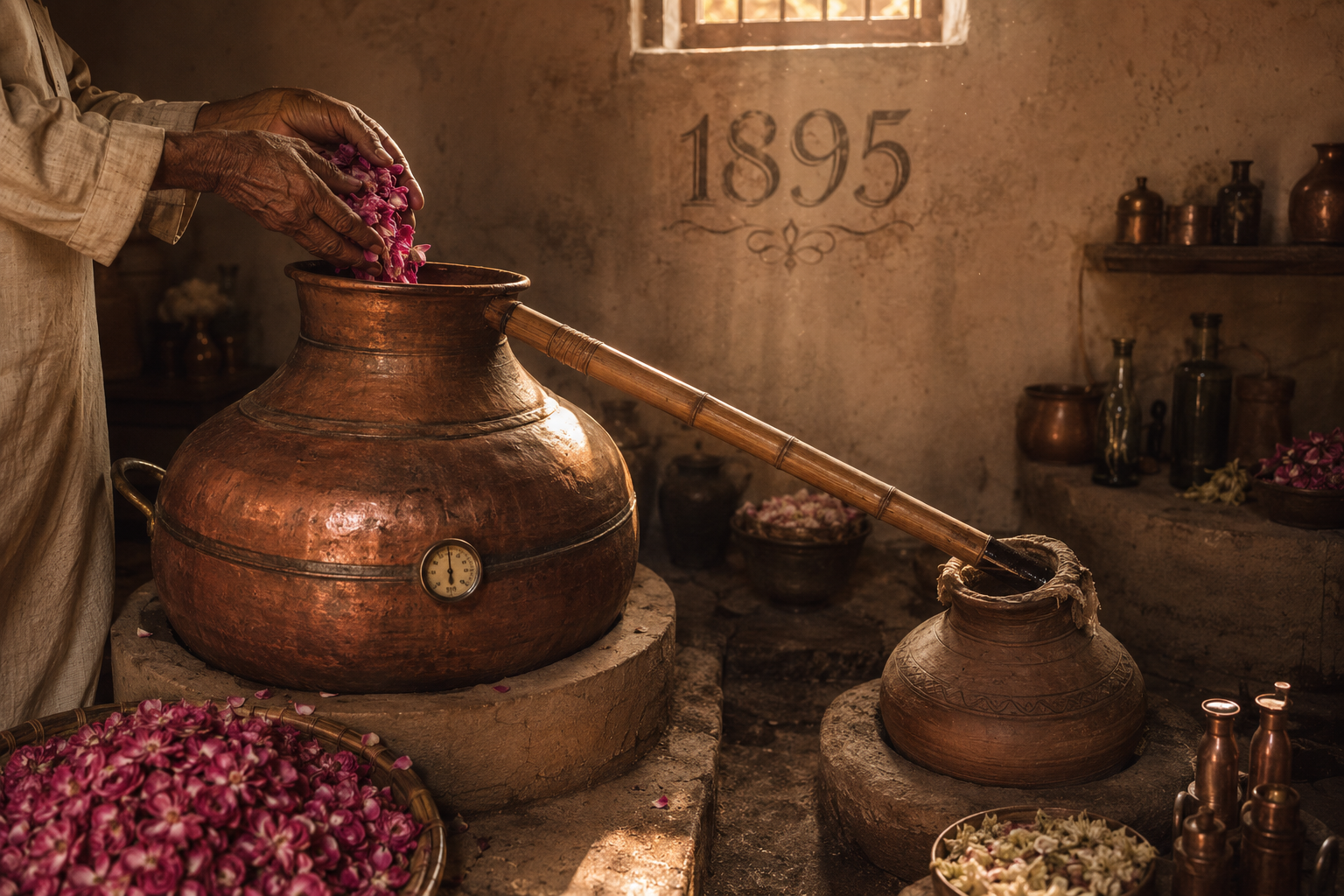 Bysak heritage — attar distillation in Kannauj since 1895