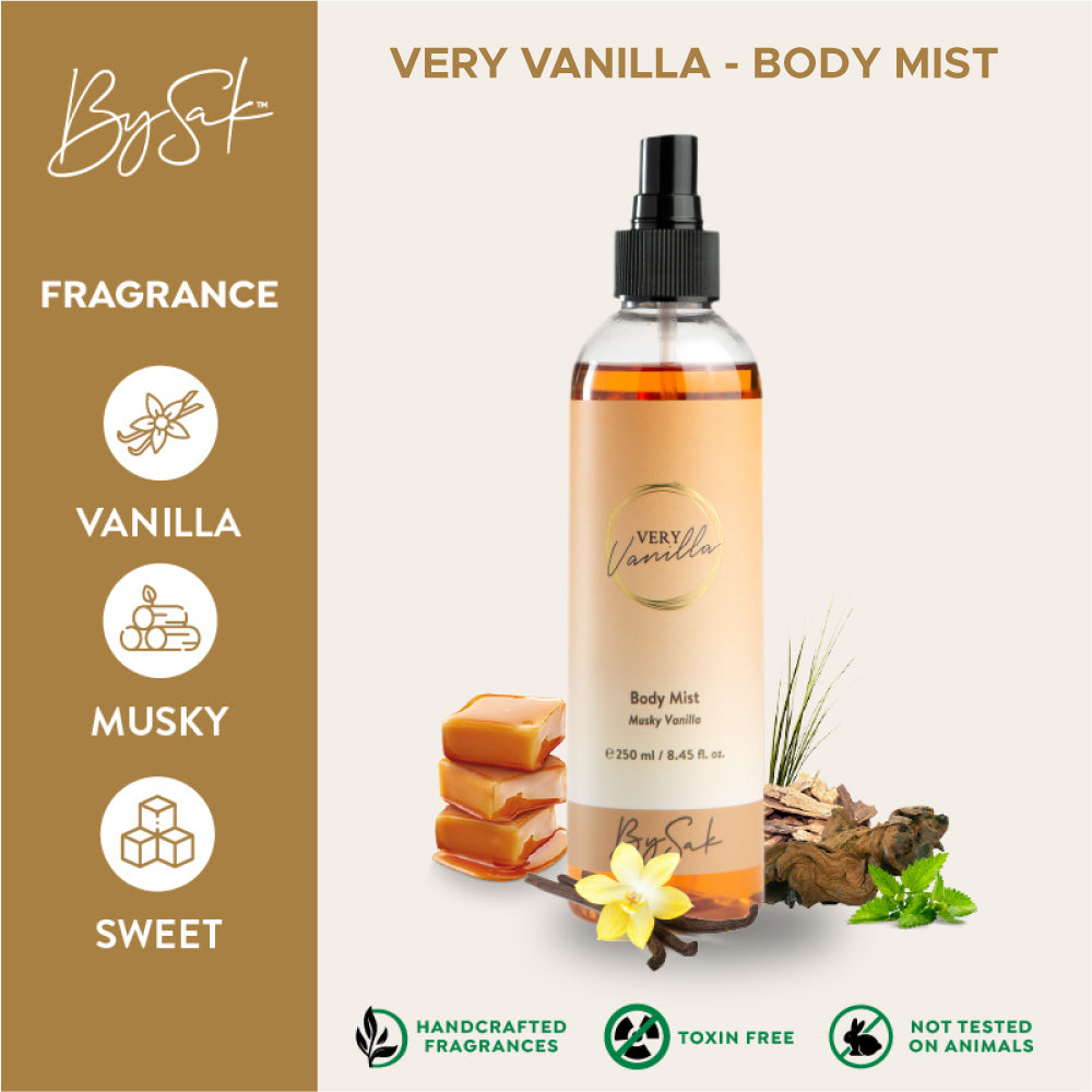 Very Vanilla -  Body Mist - BySakWellness