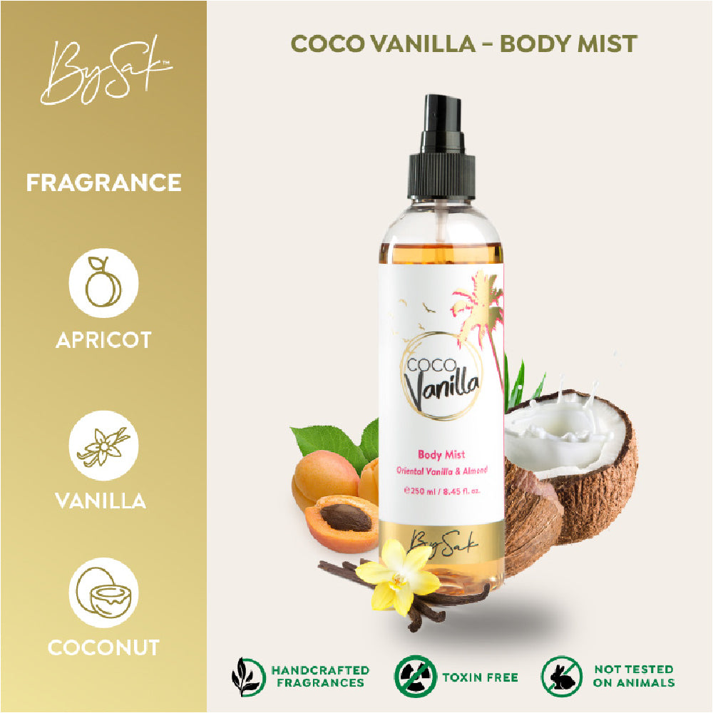 Coco Vanilla - Body Mist - BySakWellness