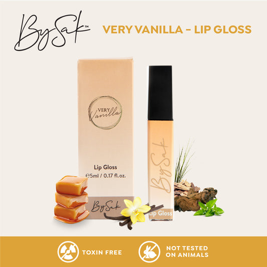Very Vanilla -  Lip Gloss - BySakWellness