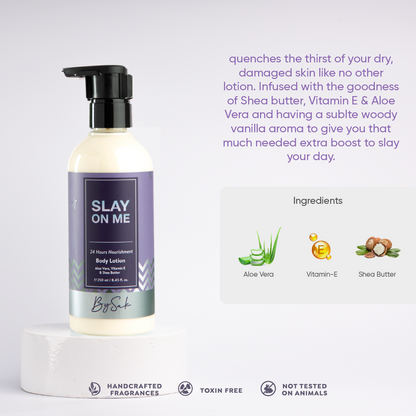 Get Shower Gel Free with Body Lotion - Slay on me 250ml