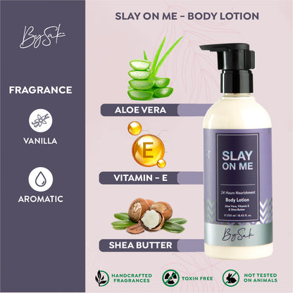 Slay On Me - Body Lotion - BySakWellness