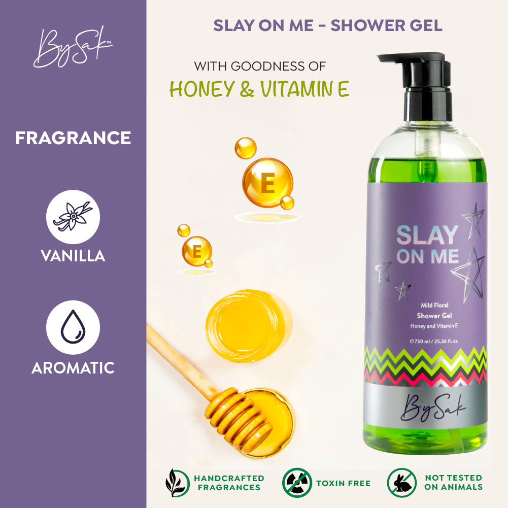 Slay On Me - Shower Gel - BySakWellness